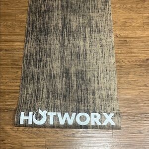HOTWORX Brown and Black Yoga Mat
